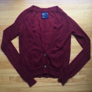 AEO Lightweight Wool Cardigan with Pockets